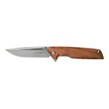 Navaja Böker Magnum Straight Brother Wood Clip Apertura Manu Color Madera De Bubinga