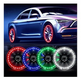 4 Piezas Luces Led Solares Para Rueda De Coche Y Motocicleta