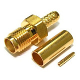 Conector Sma Hembra Crimp Rg-58 - Bajo Ruido Tsb