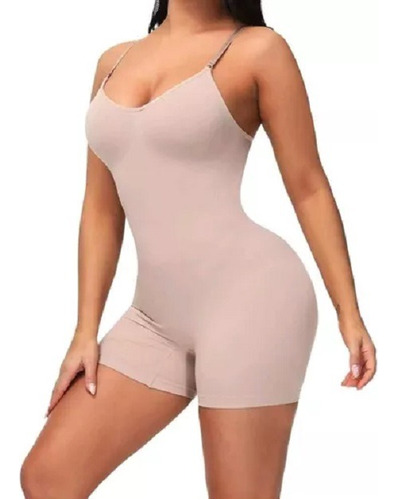 Short Reductor Levanta Glúteos Faja Con Breteles Ajustables