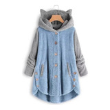 Sudadera Con Capucha Y Forro Polar Con Orejas De Gato -