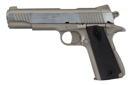 Pistola Co2 Thompson 1911 4,5 Acero Inox Corredera Fija Co2