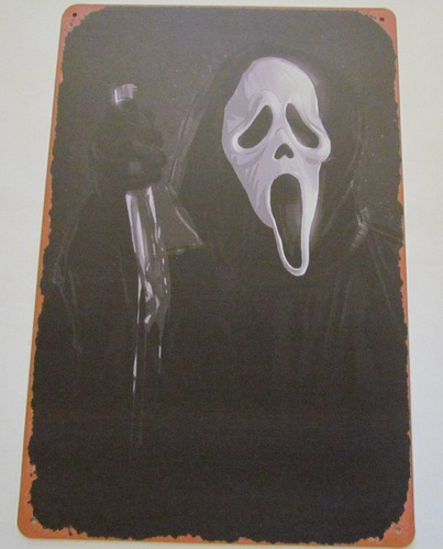 Poster Anuncio Cartel Pelicula Terror Scream Halloween Decor