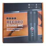 Micrófono Condenser Récord Studio Usb Genérico