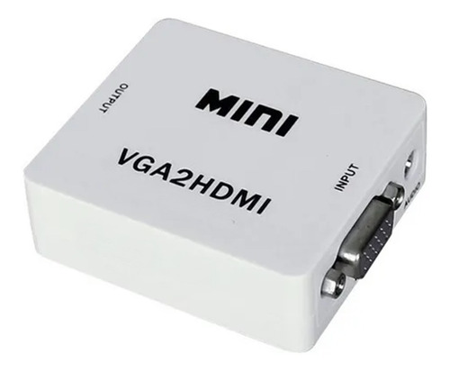 Adaptador Vga A Hdmi Audio Y Video Convertidor