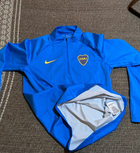 Buzo Boca Nike Shield Impermeable Boca Jrs