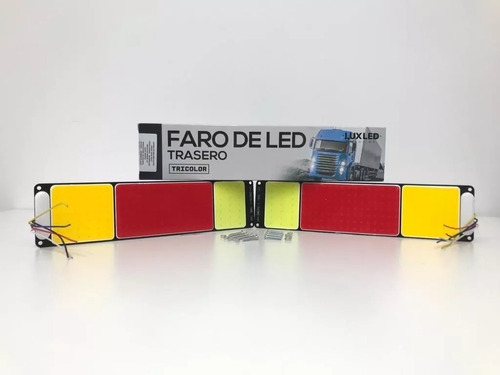 Par Faros Traseros Led Tri Camión / Acoplados 24v Universal