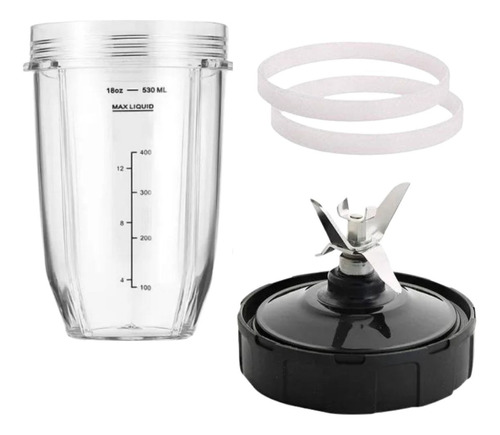 Nutribullet Ninja Aspas 7 Aletas Con Vaso 18oz Y Empaques