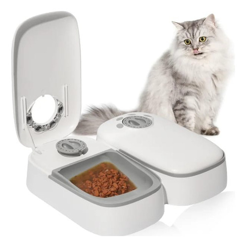 Dispensador Automático Comedero Alimentos Plato Gatos Perros