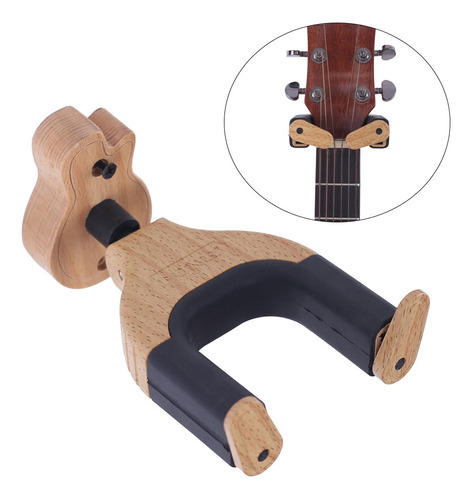 Soporte De Pared Para Guitarra, Gancho, Bloqueo Automático,