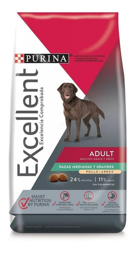 Excellent Perro Adulto Mediano A Grandes X 20 Kg