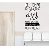 Vinil Decorativo Consultorio Dentista Odontología Caries 