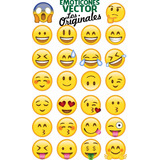 Vectores Emoticones Emojis Los Originales Diseño Sublimacion