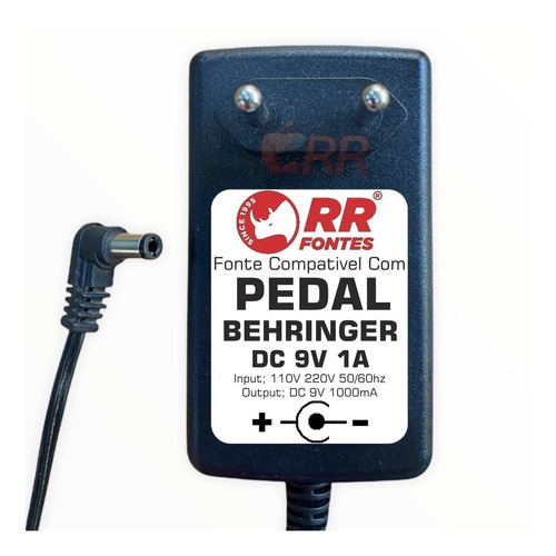 Fonte 9v 1a Para Pedal Behringer Chromatic Tuner Tu300