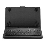 Capa Com Teclado Para Tablet 7 Polegadas Case Proteção Usb