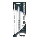 Lapicero Profesional Pentel Graphgear Plata Dibujo 0.5mm