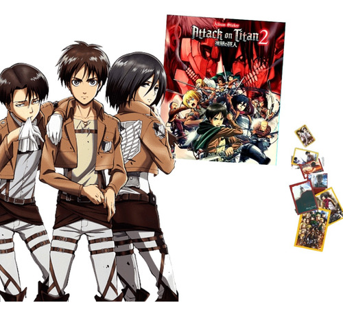 Álbum Attack On Titan 2 + Todas Sus Láminas A Pegar