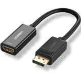 Cable Adaptador Displayport Dp Macho A Hdmi 4k Hembra Ugreen