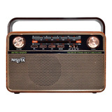 Radio Am/fm Vintage Nisuta Con Bluetooth/mp3/aux Nsrv21