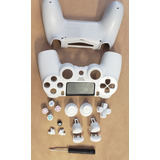 Carcaça + Kit Botões Branco Ps4 Pro Serve Jdm 040 Ou Jds 040