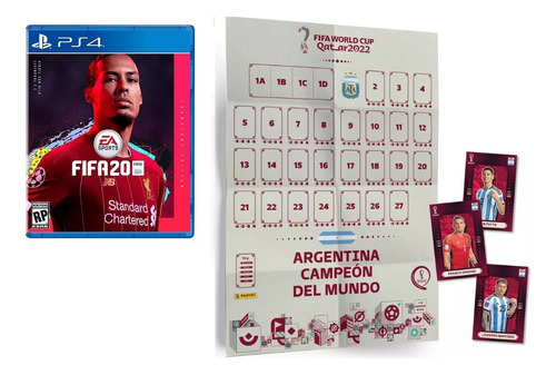 Fifa 20  Champions Edition Ps4 Físico + Poster Argentina 30