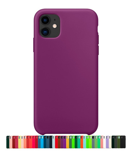 Capa Capinha Silicone Compatível Com Apple iPhone 11 