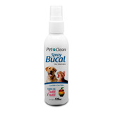 Spray Bucal Pet Clean 3 Sabores Para C¿es E Gatos 120ml