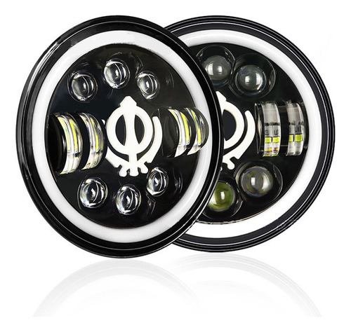 7  Para Vehículo Todoterreno Wrangler Luz Led Angel Eye