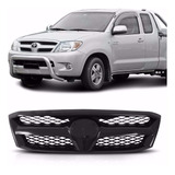 Parrilla De Frente Toyota Hilux 2005 2006 2007 2008 Negra