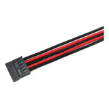 Cable De Alimentación Modular De 6 Pines A Sata Tipo 4 Rojo