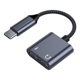 3 Paquete De 2-4 Adaptadores De Audio Usb Tipo C, 3 Piezas