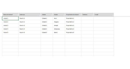 Planilha De Controle De Contas De Locatários (vitalicio)