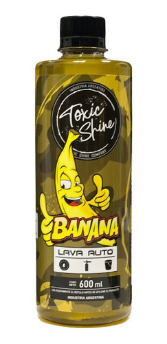 Toxic Shine Banana Armour Gloss Shampoo Ph Neutro 600cc