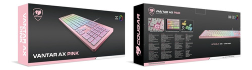 Teclado Cougar Vantar Ax-rosa