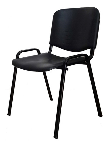 Silla Plastica Apilable Super Oferta Color Negro