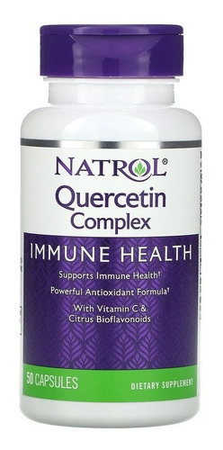 Complexo De Quercetina Vitamina C 50 Cáps - Natrol Imunidade