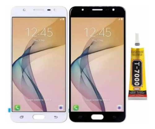 Tela Display Lcd Touch Frontal Para J7 Prime G610 + Cola