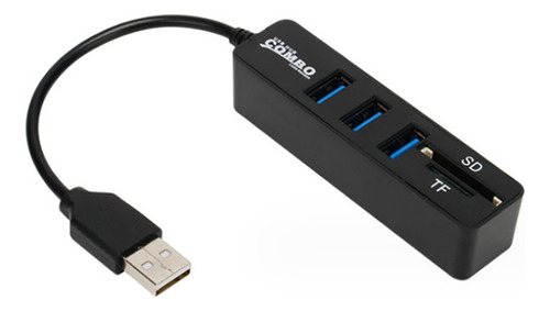 Adaptador Usb C Y Pd Hub 5 En 1 Lector De Tarjetas Sd / Tf