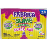 Slime Fabrica Kimeleka Super Pink Acrilex Artkids C/ 6 Itens