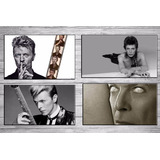 David Bowie Set 4 Cuadros Modernos C/u 40 X 30 Cm