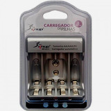 Carregador De Pilhas Aa Aaa 9v Kp-511 Kp-511 Knup