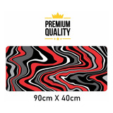 Mouse Pad Gamer Kirin Xxl Red Bold 90x40-040