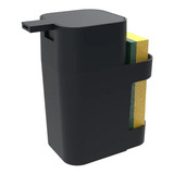 Dispenser Para Detergente E Bucha - Soprano Cor Preto