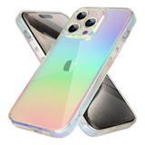 Capinha Capa Case Holográfica Para iPhone 15 15 Pro Max