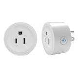 2pcs Wifi Smart Plug, Enchufe Inteligente Mini Outlets,