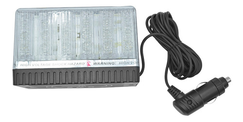 Torreta Rectangular Automotriz 48 Leds Ambar