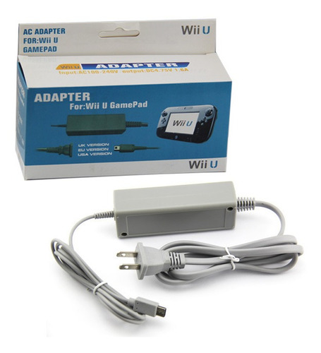 Adaptador De Corriente Compatible Con Wii U Pocket Genérico