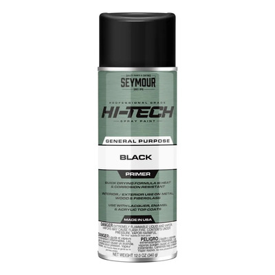Primer Automotriz Spray Seymour Negro Mate 340mL Metal Madera | Meses sin interés