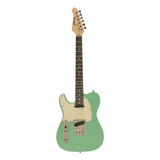 Et Series - Guitarra Eléctrica Para Zurdos, Verde Surf Con G