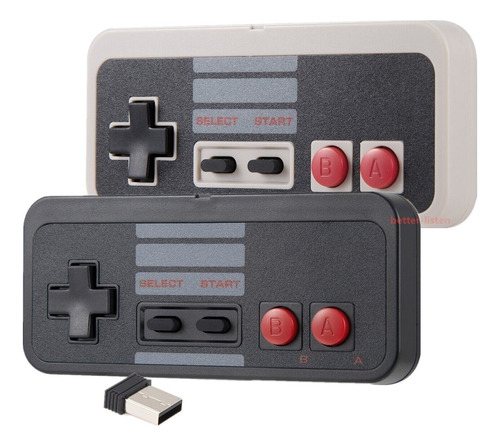 Control Inalámbrico Estilo Nes 2.4 Ghz (2 Colores En Stock)